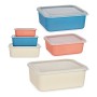 Set of Stackable Organising Boxes 3 Pieces Multicolour | Tienda24 - Global Online Shop Tienda24.eu