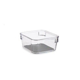 Organizador para Cubiertos 840 ml Metal Transparente Vidrio 9 x 17 x 9 cm | Tienda24 - Global Online Shop Tienda24.eu