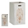 Basket Art Nouveau White Golden Cardboard 60 L 35 x 57 x 35 cm Foldable | Tienda24 - Global Online Shop Tienda24.eu