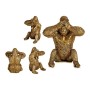 Decorative Figure Gorilla 9 x 18 x 17 cm Golden | Tienda24 - Global Online Shop Tienda24.eu