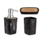 Conjunto de Banho Castanho Preto Bambu Plástico | Tienda24 - Global Online Shop Tienda24.eu