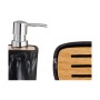 Set de Baño Marrón Negro Bambú Plástico | Tienda24 - Global Online Shop Tienda24.eu