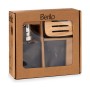 Bath Set Brown Black Bamboo Plastic | Tienda24 - Global Online Shop Tienda24.eu