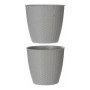 Blumentopf Stefanplast 3872129 Grau Kunststoff 29 x 26,5 x 29 cm | Tienda24 - Global Online Shop Tienda24.eu