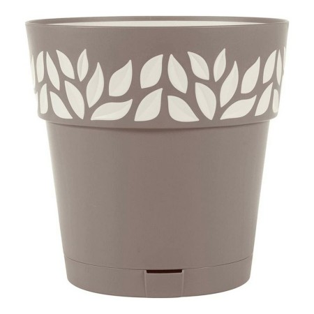 Pot auto-arrosant Stefanplast 3920111 Marron Beige Plastique 19 x 19 x 19 cm | Tienda24 - Global Online Shop Tienda24.eu