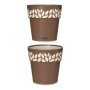 Pot auto-arrosant Stefanplast 3920111 Marron Beige Plastique 19 x 19 x 19 cm | Tienda24 - Global Online Shop Tienda24.eu