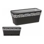 Self-watering planter Stefanplast 8003507943735 Anthracite 13,3 x 12,3 x 29,3 cm Grey Plastic | Tienda24 - Global Online Shop Tienda24.eu