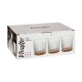 Becher Exotic Kristall Braun 6 Stück (330 ml) | Tienda24 - Global Online Shop Tienda24.eu