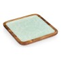 Centro de Mesa Blanco Marrón Verde Hoja de planta 25 x 25 cm | Tienda24 - Global Online Shop Tienda24.eu