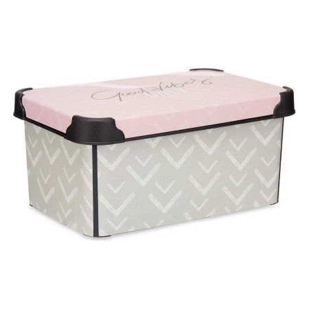 Storage Box Vibes Plastic 5 L (19 x 13,5 x 29,5 cm) | Tienda24 - Global Online Shop Tienda24.eu