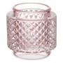 Bougeoir 9 x 8,8 x 9 cm Rose verre | Tienda24 - Global Online Shop Tienda24.eu