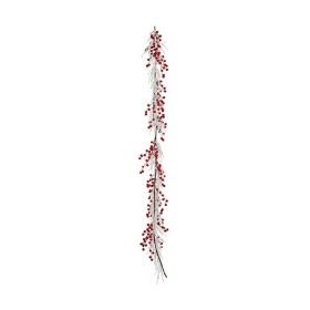 Fiocco Decorazione Natalizia 40 x 60 cm Rosso Bianco PVC | Tienda24 - Global Online Shop Tienda24.eu