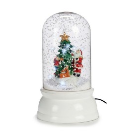 Weihnachtsbaum groß 10 x 38 x 10 cm Silberfarben Weiß Kunststoff | Tienda24 - Global Online Shop Tienda24.eu