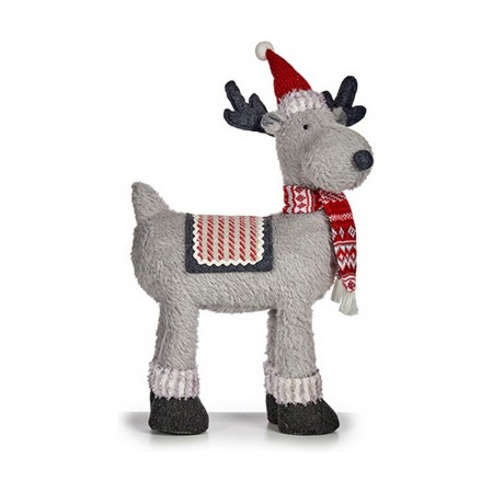 Christmas Reindeer White Red Grey 22 x 47 x 45 cm | Tienda24 - Global Online Shop Tienda24.eu