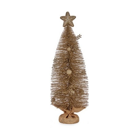 Arbre de Noël avec Étoile 23 x 14,5 x 46 cm champagne | Tienda24 - Global Online Shop Tienda24.eu