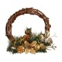 Advent wreathe 30,48 cm Wood Brown Green Plastic | Tienda24 - Global Online Shop Tienda24.eu