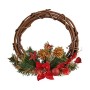 Advent wreathe 30,48 cm Red Wood Green Plastic | Tienda24 - Global Online Shop Tienda24.eu