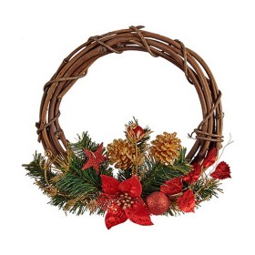 Sapin de Noël Marron 5 x 49,5 x 26 cm Argenté Bois | Tienda24 - Global Online Shop Tienda24.eu