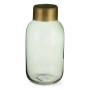 Vase weich Gold grün Glas (11,5 x 24 x 11,5 cm) | Tienda24 - Global Online Shop Tienda24.eu