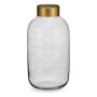 Vase Lisse Gris Doré verre (14,5 x 29,5 x 14,5 cm) | Tienda24 - Global Online Shop Tienda24.eu