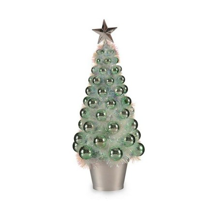 Árbol de Navidad Iridiscente Verde Plástico 16 x 37,5 x 16 cm Polipropileno | Tienda24 - Global Online Shop Tienda24.eu