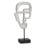 Decorative Figure Face Silver Polyresin (19,5 x 38 x 10,5 cm) | Tienda24 - Global Online Shop Tienda24.eu