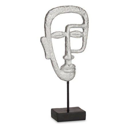 Figurine Décorative Visage Argenté Polyrésine (19,5 x 38 x 10,5 cm) | Tienda24 - Global Online Shop Tienda24.eu