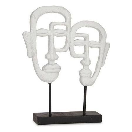 Decorative Figure Face White Polyresin (27 x 32,5 x 10,5 cm) | Tienda24 - Global Online Shop Tienda24.eu