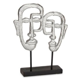 Figurine Décorative DKD Home Decor Blanc Doré Visage 14 x 11 x 32 cm (2 Unités) | Tienda24 - Global Online Shop Tienda24.eu