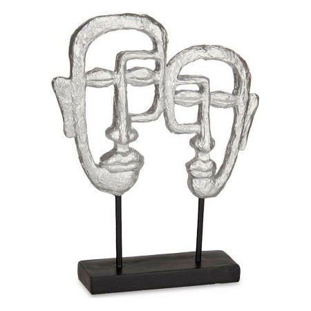 Decorative Figure Face Silver Polyresin (27 x 32,5 x 10,5 cm) | Tienda24 - Global Online Shop Tienda24.eu