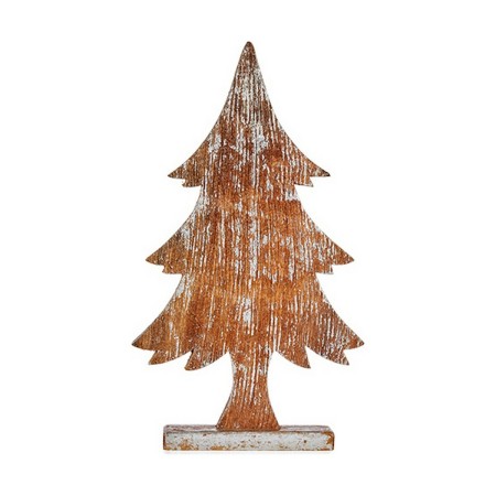 Árbol de Navidad Marrón 5 x 49,5 x 26 cm Plateado Madera | Tienda24 - Global Online Shop Tienda24.eu