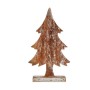 Árbol de Navidad Marrón 5 x 39 x 21 cm Plateado Madera | Tienda24 - Global Online Shop Tienda24.eu