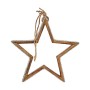 Adorno Navideño Estrella Purpurina Silueta 28,5 x 6 x 56 cm Plateado Madera | Tienda24 - Global Online Shop Tienda24.eu