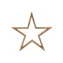 Christmas star Brown Wood 50 x 12 x 50 cm Shape | Tienda24 - Global Online Shop Tienda24.eu