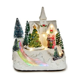 Décorations de Noël Blanc Doré Métal Boîte aux lettres 34,5 x 21,5 x 61,5 cm | Tienda24 - Global Online Shop Tienda24.eu