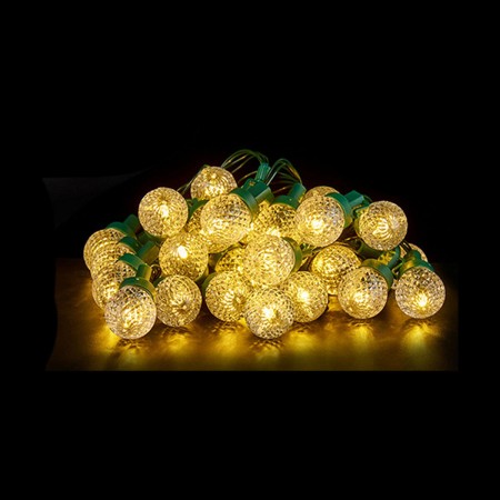 Wreath of LED Lights 6 m Yellow | Tienda24 - Global Online Shop Tienda24.eu