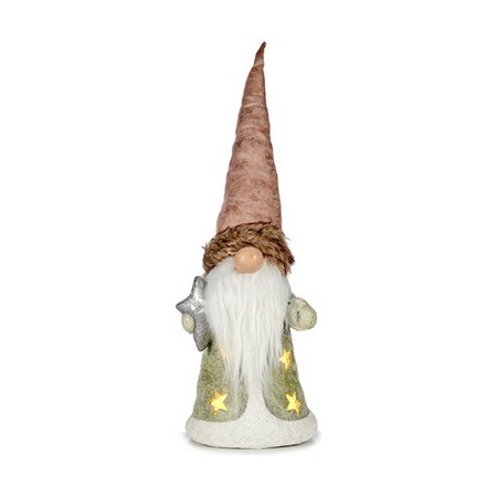 Figurine Décorative Lumière Étoile Lutin 18,8 x 54 x 21 cm Gris Rose Résine | Tienda24 - Global Online Shop Tienda24.eu