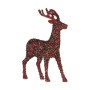 Decoration Medium Reindeer Plastic Multicolour (15 x 45 x 30 cm) | Tienda24 - Global Online Shop Tienda24.eu