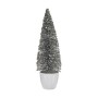 Árvore de Natal Médio 10 x 33 x 10 cm Prateado Branco Plástico | Tienda24 - Global Online Shop Tienda24.eu