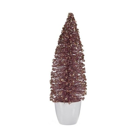 Christmas Tree Medium 10 x 33 x 10 cm Pink Golden | Tienda24 - Global Online Shop Tienda24.eu