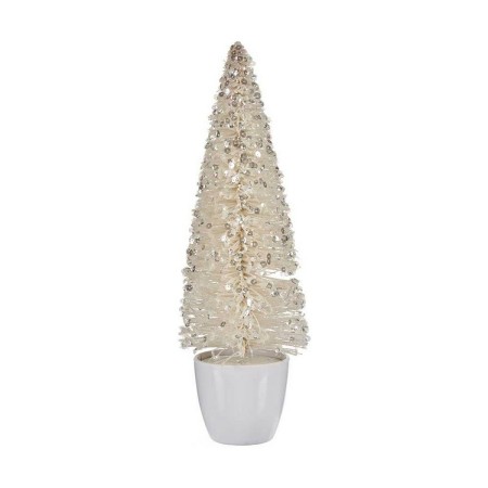 Árbol de Navidad Mediano 10 x 33 x 10 cm Blanco Plástico | Tienda24 - Global Online Shop Tienda24.eu