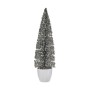 Weihnachtsbaum groß 10 x 38 x 10 cm Silberfarben Weiß Kunststoff | Tienda24 - Global Online Shop Tienda24.eu