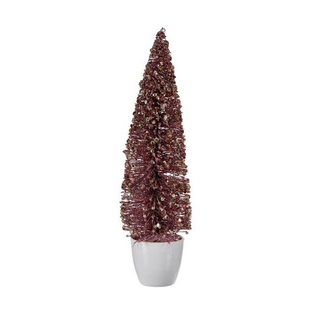 Christmas Tree Large 10 x 38 x 10 cm Pink Golden Plastic | Tienda24 - Global Online Shop Tienda24.eu