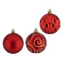 Christmas Baubles PVC Ø 6 cm 6 Units Red Plastic | Tienda24 - Global Online Shop Tienda24.eu