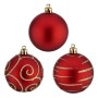 Boules de Noël 30 Unités Ø 6 cm Rouge PVC | Tienda24 - Global Online Shop Tienda24.eu