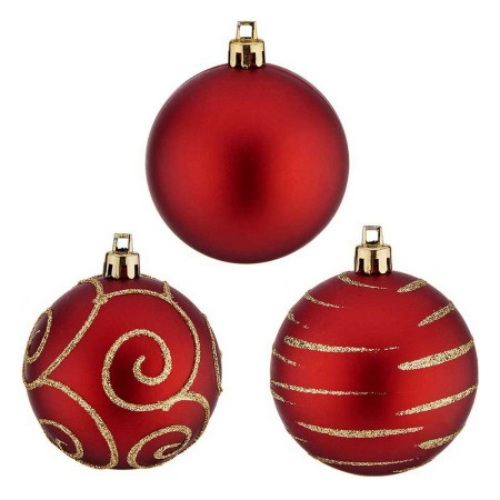 Bolas de Navidad 30 unidades Ø 6 cm Rojo PVC | Tienda24 - Global Online Shop Tienda24.eu