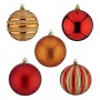 Bolas de Navidad Ø 8 cm 30 unidades Rojo Dorado Naranja PVC | Tienda24 - Global Online Shop Tienda24.eu