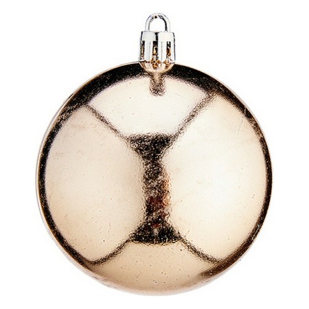 Christmas Baubles Ø 7 cm 12 Units Champagne Plastic | Tienda24 - Global Online Shop Tienda24.eu