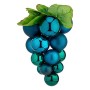 Christmas Bauble Grapes Small Blue Plastic 14 x 14 x 25 cm | Tienda24 - Global Online Shop Tienda24.eu