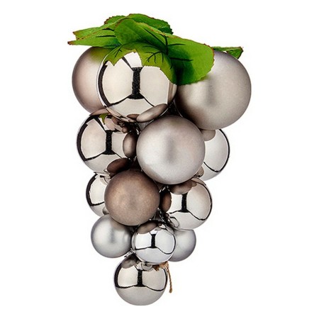 Christmas Bauble Grapes Silver Plastic 18 x 18 x 28 cm | Tienda24 - Global Online Shop Tienda24.eu